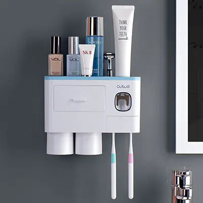 Organizador magnético inteligente para cepillos de dientes