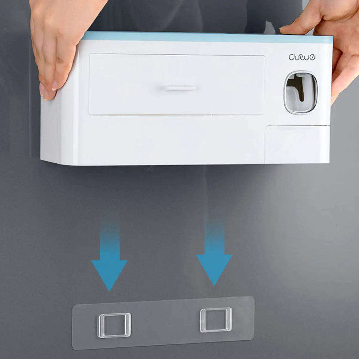 Organizador magnético inteligente para cepillos de dientes