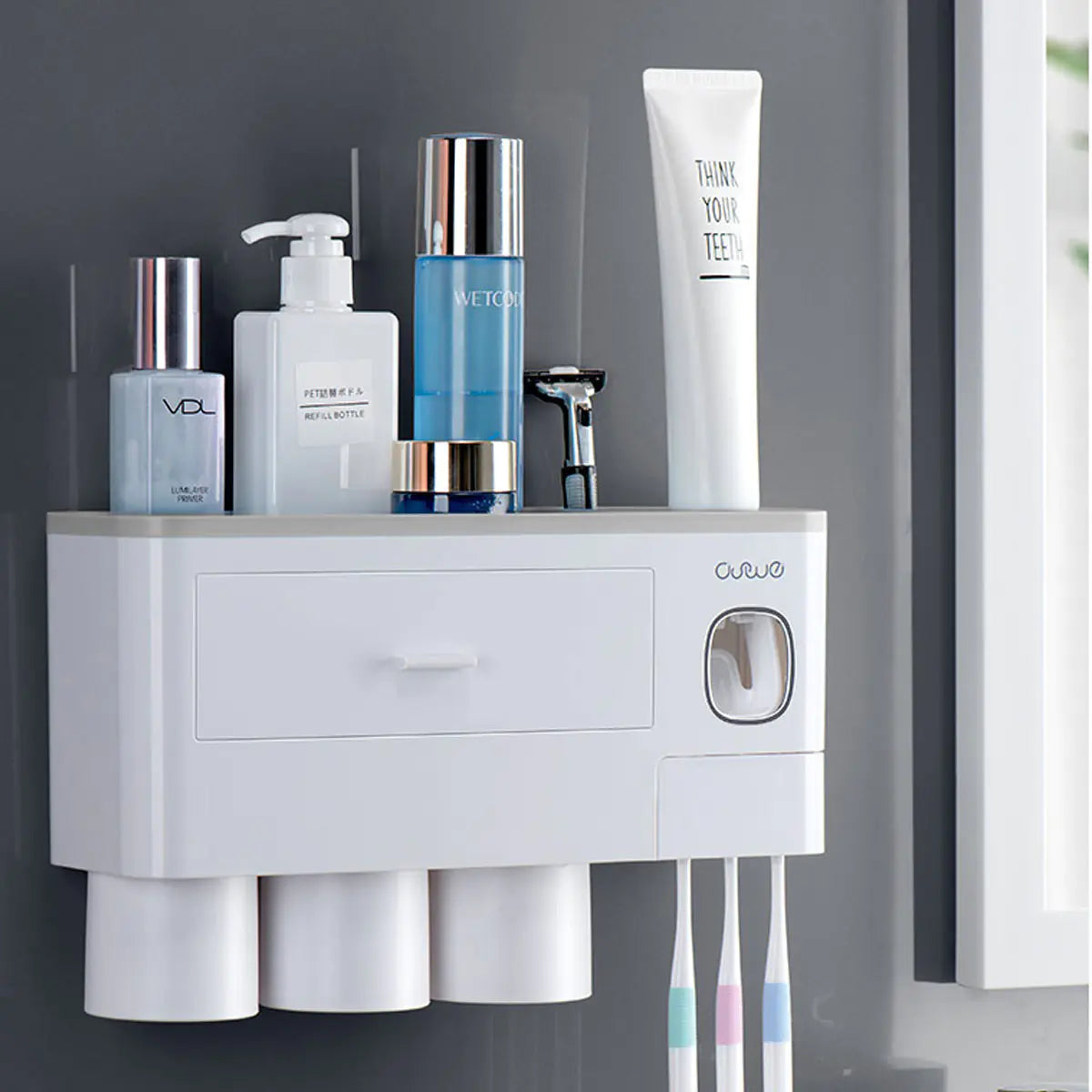 Smart Magnetic Toothbrush Organizer Set